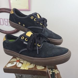 Vans Chima Ferguson Pro Gold and Black Suede | 9